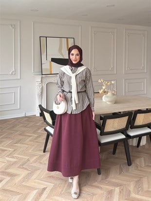 Fluxa Tensel Etek Bordo