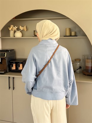 Fresia Kısa Trenç Bebe Mavisi (846)