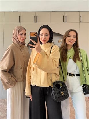 Fresia Kısa Trenç ButterYellow (846)