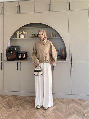 Fresia Kısa Trenç Haki (846)