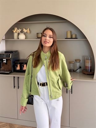 Fresia Kısa Trenç Yeşil (846)