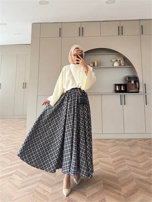 Frill Ekose Etek Desen 2 Antrasit
