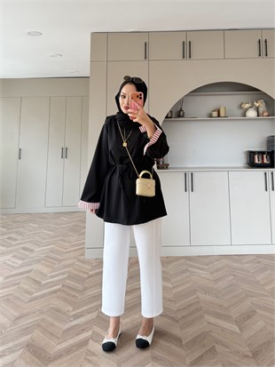 Garnili Oversize Oysh Sweat Siyah (3521)