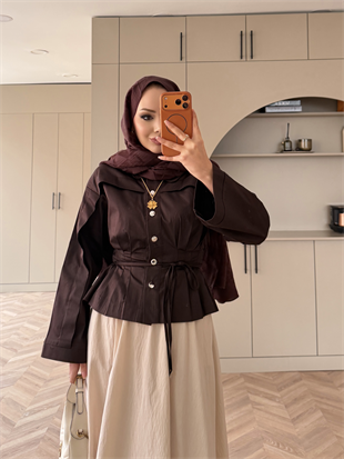 Gasto Belden Oturtmalı Gömlek Acı Kahve (2015)