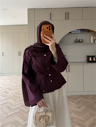 Gasto Belden Oturtmalı Gömlek Mürdüm (2015)