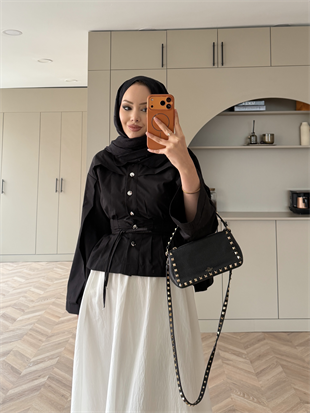 Gasto Belden Oturtmalı Gömlek Siyah (2015)