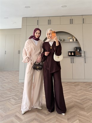 Goddes Bağlamalı Tensel Takım Mürdüm (5746)