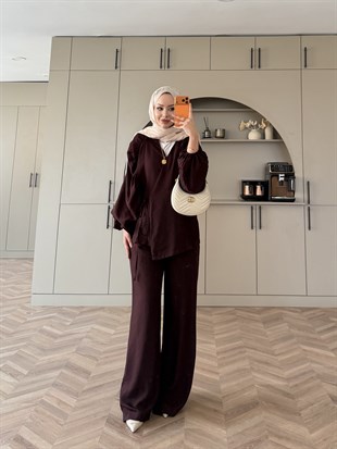 Goddes Bağlamalı Tensel Takım Mürdüm (5746)