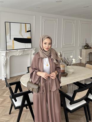 Gua Saten Bomber Takım Kahve