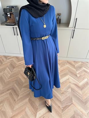 Harel A Kesim Elbise Mavi