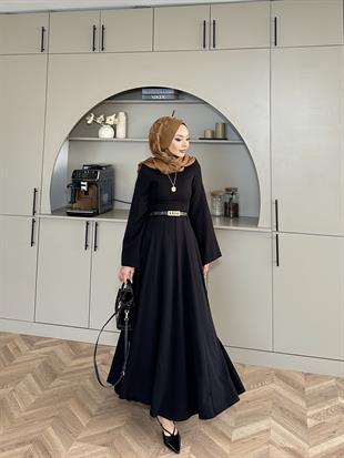 Harel A Kesim Elbise Siyah