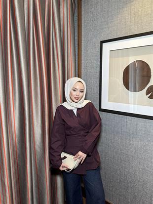 Harper Gömlek Bordo