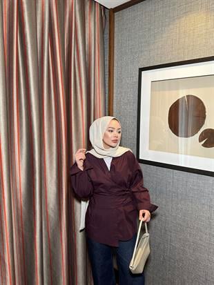 Harper Gömlek Bordo