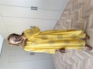 Hazel Pantolonlu Takım Sarı 