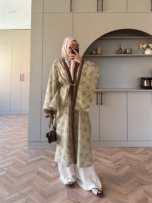 Hira Nakışlı Kimono Ada Çayı (5097)