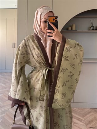Hira Nakışlı Kimono Ada Çayı (5097)