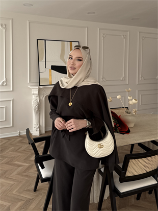 Holah Pelerinli Üçlü Takım Acı Kahve (2309)