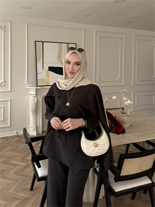 Holah Pelerinli Üçlü Takım Acı Kahve (2309)