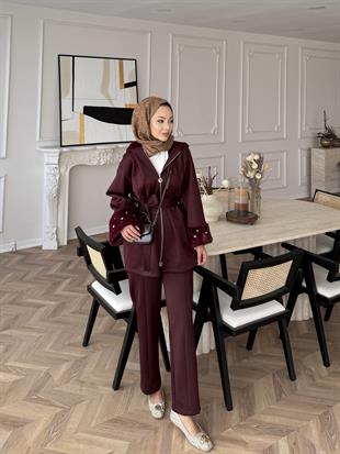 Hüda Oysh Takım Bordo