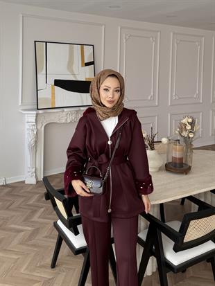 Hüda Oysh Takım Bordo