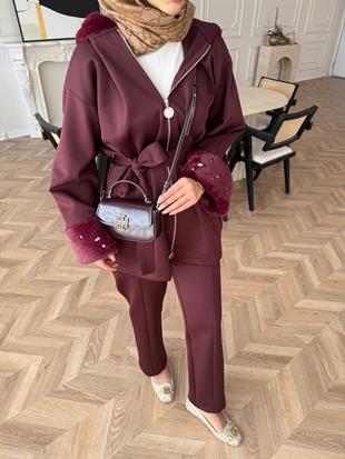 Hüda Oysh Takım Bordo