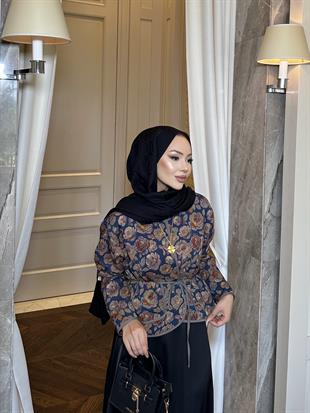 Jasmin Jakar Ceket Kahve