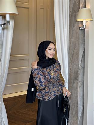 Jasmin Jakar Ceket Kahve