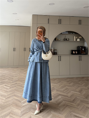 Jawa Kot Etekli Takım Buz Mavi (712)