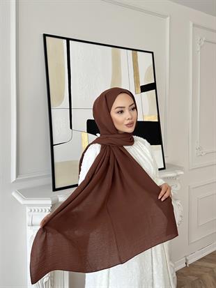 Jazz Şal Kızıl Kahve 07