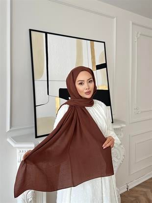 Jazz Şal Kızıl Kahve 07