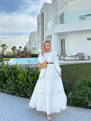 Jenna Etekli Takım Ekru