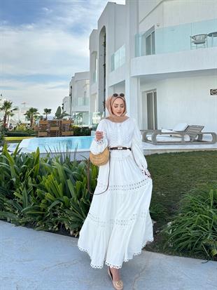 Jenna Etekli Takım Ekru