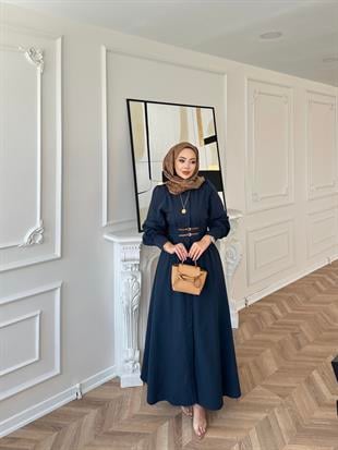 Jewel Elbise Lacivert