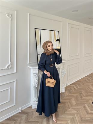 Jewel Elbise Lacivert