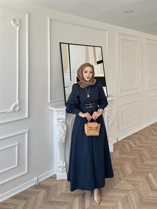 Jewel Elbise Lacivert