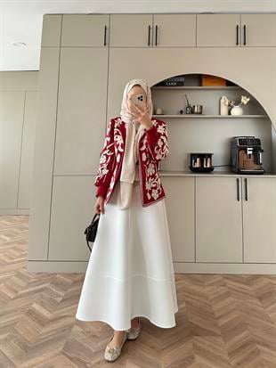 July Ceket Kırmızı