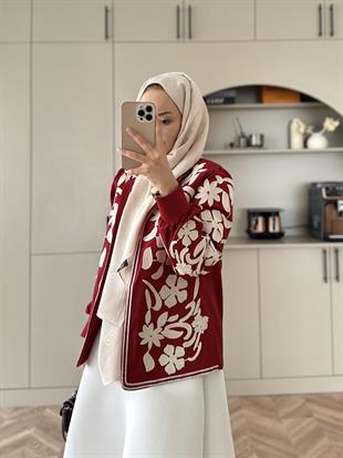 July Ceket Kırmızı