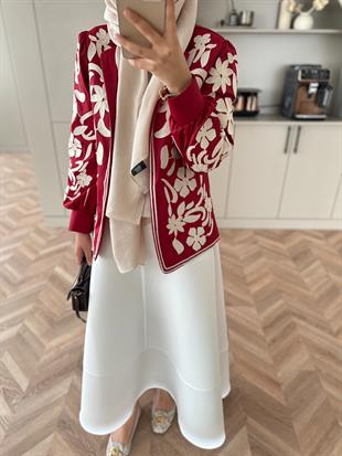 July Ceket Kırmızı