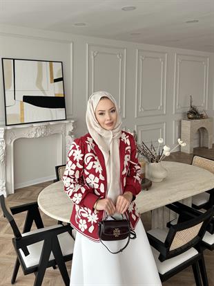 July Ceket Kırmızı