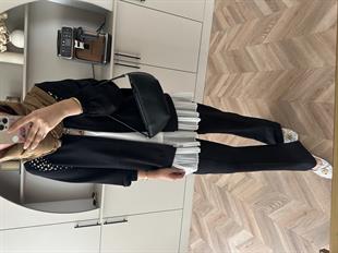 Kai Taşlı Bomber Oysh Takım Siyah