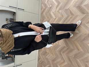 Kai Taşlı Bomber Oysh Takım Siyah