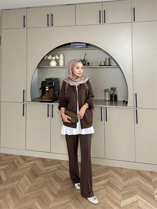 Kai Taşlı Bomber Oysh Takım Vizon