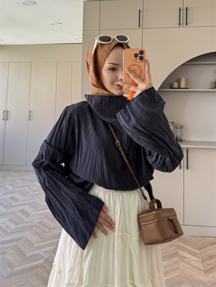Katia Krinkıl Bluz Lacivert