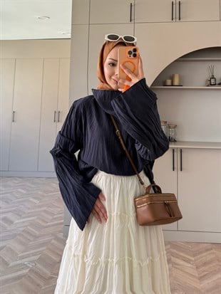 Katia Krinkıl Bluz Lacivert