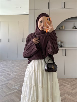 Katia Krinkıl Bluz Mürdüm