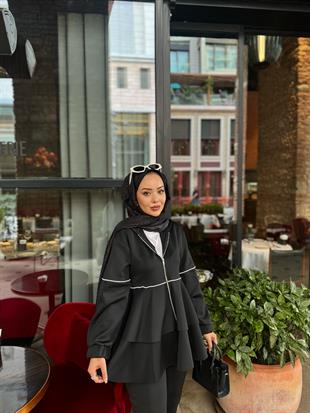 Katkat Sparkling Scuba Suit Black