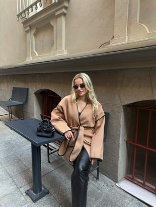 Darel Ribbed Jacket Camel