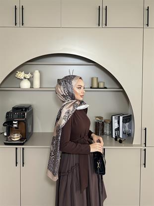 Kendal Paraşüt Elbise Acı Kahve