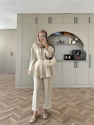 Lalin Scuba Takım Bej