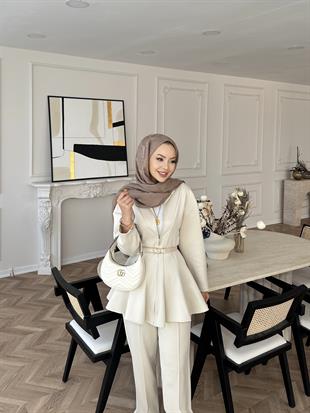 Lalin Scuba Takım Bej